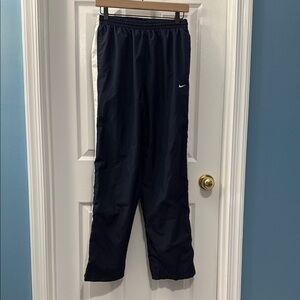 Nike Blue and White Sweatpants for Comfort and Style